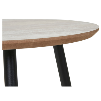 Konferenčný stolík OOLST čierna/béžová 2