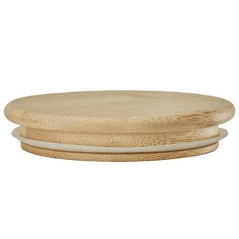 Sklenená dóza OPHELIA sklo/bambus, výška 16 cm 4