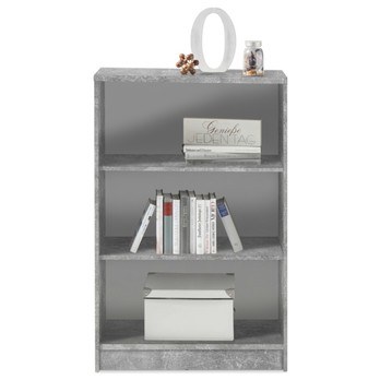 Regál/knižnica OPTIMUS 35-014-66 betón/biela 1