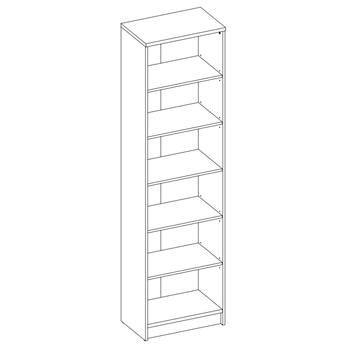 Regál/knižnica OPTIMUS 35-015 buk 3