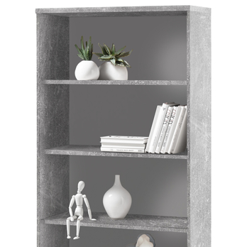 Regál OPTIMUS 35-018-66 betón/biela 1