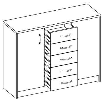 Komoda OPTIMUS 38-007 buk 1
