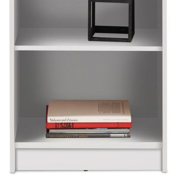 Regál/knižnica OPTIMUS biela 1