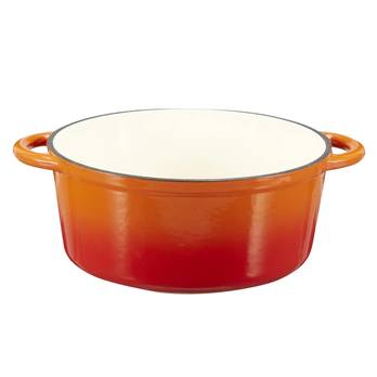 Liatinový hrniec OPUS oranžová, priemer 26 cm 2