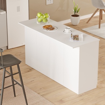 Kuchynský ostrovček ORA biela 1