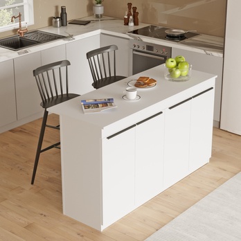 Kuchynský ostrovček ORA biela 3