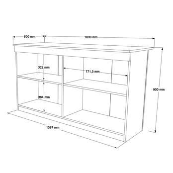 Kuchynský ostrovček ORA dub 4