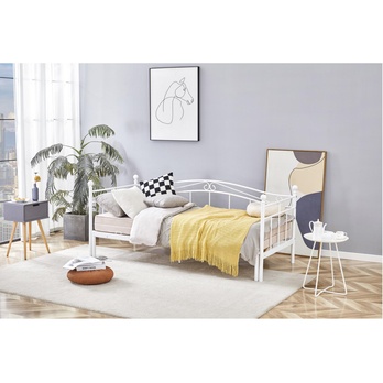 Posteľ s výsuvným lôžkom ORAZO biela, 90x200 cm 1