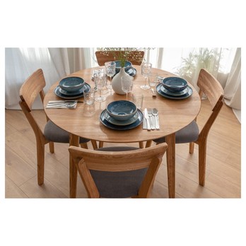 Jedálenský stôl ORB dub, šírka 90 cm 2