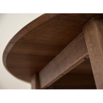 Jedálenský stôl ORB tabáková hnedá, 90 cm 4