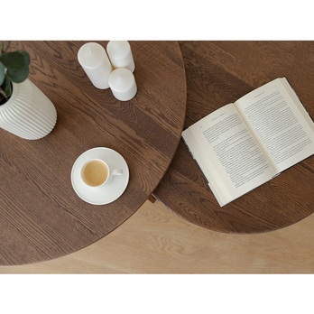 Konferenčný stolík ORB tabáková hnedá, 90 cm 3