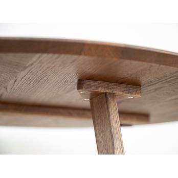 Konferenčný stolík ORB tabáková hnedá, 90 cm 5