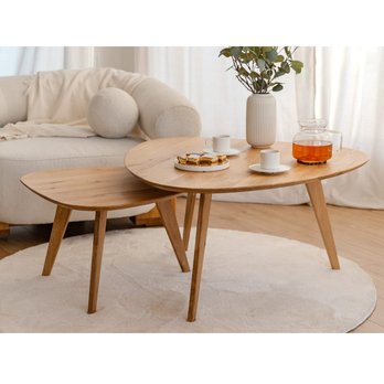 Konferenčný stolík ORB dub, 69x67 cm 1