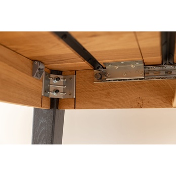 Jedálenský stôl ORB dub/čierna, 165x80 cm 6