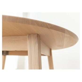 Jedálenský stôl ORB bielený dub, 110 cm 5