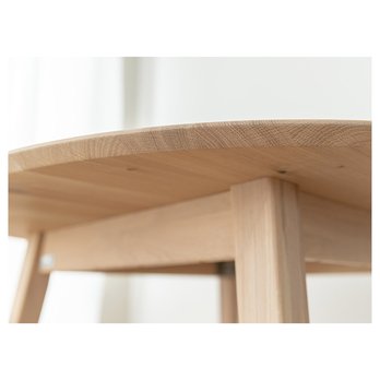 Jedálenský stôl ORB bielený dub, 110 cm 6