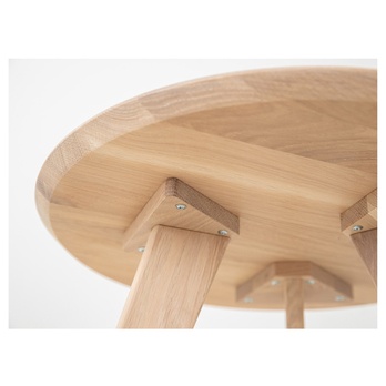 Konferenčný stolík ORB bielený dub, 50 cm 5