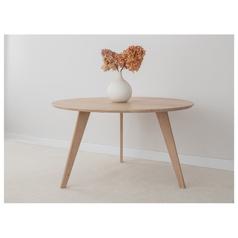 Konferenčný stolík ORB bielený dub, 90 cm 2
