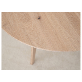 Konferenčný stolík ORB bielený dub, 90 cm 4