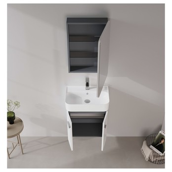 Skrinka pod umývadlo ORBIT 2 biela 2