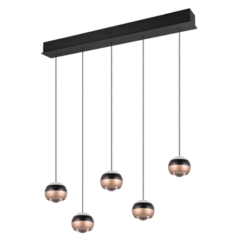 Závesné svietidlo ORBIT IV kávová 2