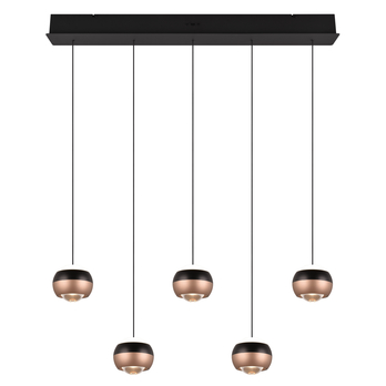 Závesné svietidlo ORBIT IV kávová 4