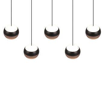 Závesné svietidlo ORBIT IV kávová 7