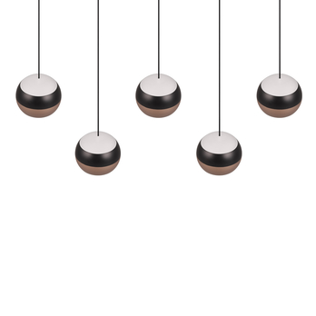 Závesné svietidlo ORBIT IV kávová 8