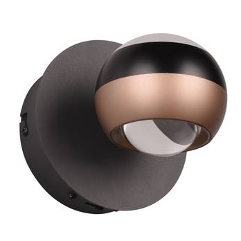 Nástenné svietidlo ORBIT kávová 2