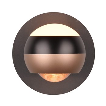 Nástenné svietidlo ORBIT kávová 3