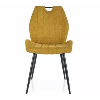 Jedálenská stolička ORCU 2 horčicová 1