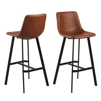 Barová stolička OREGON hnedá/čierna 2