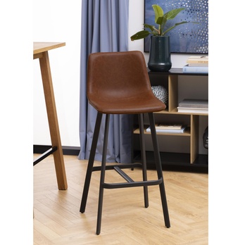 Barová stolička OREGON hnedá/čierna 9