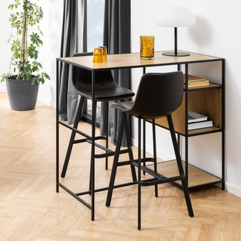 Barová stolička OREGON čierna 7