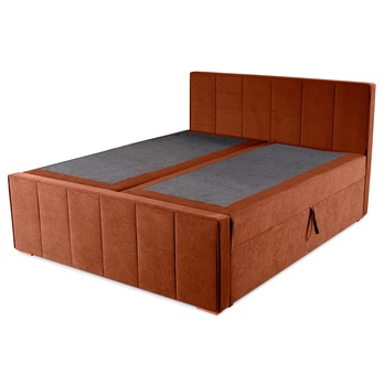 Posteľ s matracom ORES 1 oranžová, 180x200 cm 2