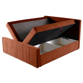 Posteľ s matracom ORES 1 oranžová, 140x200 cm 1