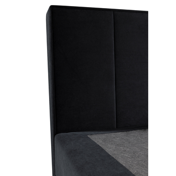 Posteľ s matracom ORES 2 tmavosivá, 160x200 cm 4