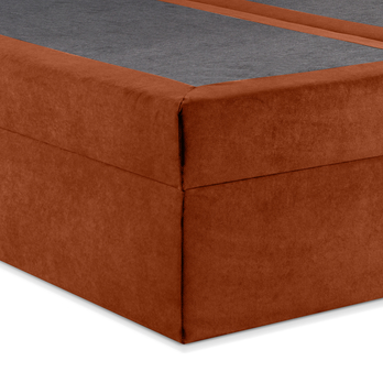 Posteľ s matracom ORES 2 oranžová, 160x200 cm 4