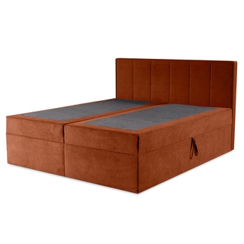 Posteľ s matracom ORES 2 oranžová, 140x200 cm 2
