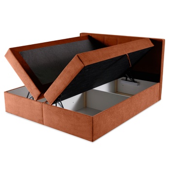 Posteľ s matracom ORES 2 oranžová, 140x200 cm 1