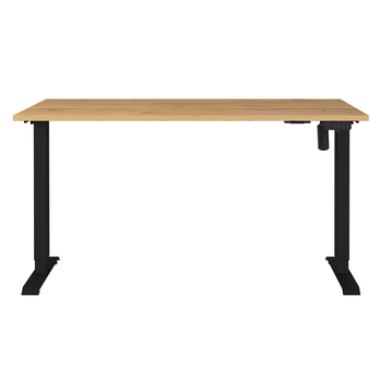 Písací stôl ORFI dub grandson/čierna, šírka 140 cm 2