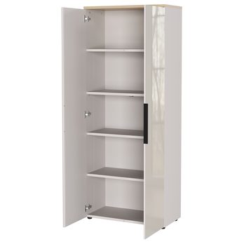 Policová skriňa ORGON kašmírová/dub lindberg 1