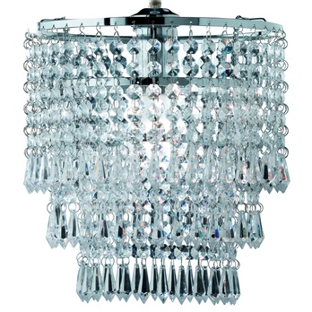 Závesné svietidlo ORIENT chróm/priehľadná 1