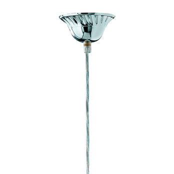 Závesné svietidlo ORIENT chróm/priehľadná 2