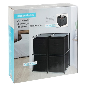 Regál ORION čierna 1