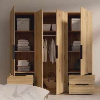 Šatní skriňa ORKYN II dub mauvella 2