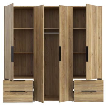 Šatní skriňa ORKYN II dub mauvella 3