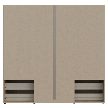 Šatní skriňa ORKYN II dub mauvella 6