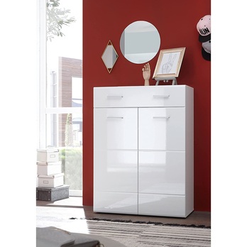 Skrinka na topánky  ORLANDO II biela 2