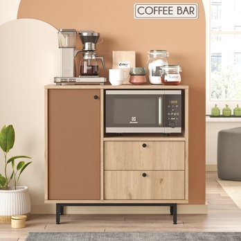 Kuchynská skrinka ORMAR 1 dub/červená 1